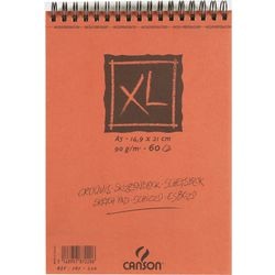 Spiralblok canson 787220 a5 blank rød