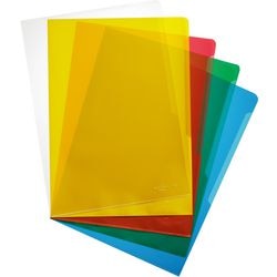 L-foldere holdbare pp a4 gennemsigtige 100 stk