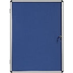 Vitrine bi-office 9xa4 sheets slot 6x76x103cm blauw