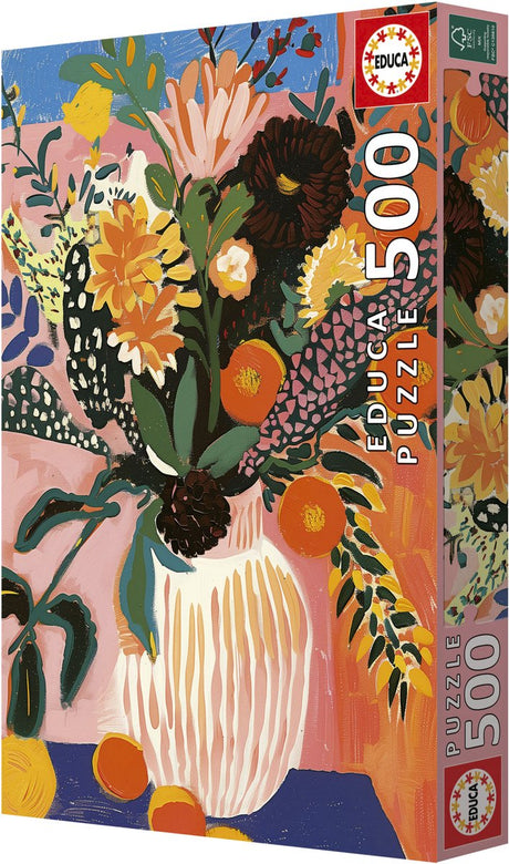 Educa - puslespil - boho bloom - 500 brikker - puslespil.