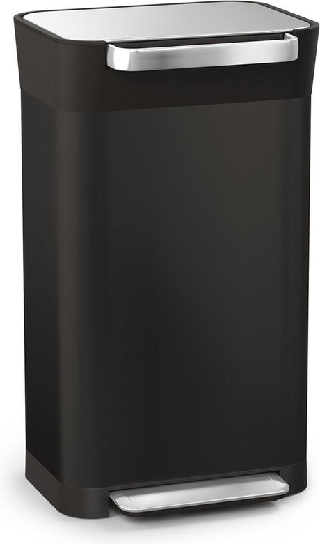 Joseph joseph - titan affaldsspand 30 liter - rustfrit stål - sort