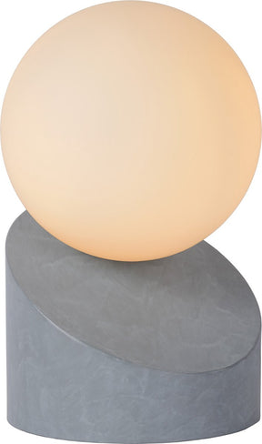 Lucide len - bordlampe - ø 10 cm - 1xg9 - grå - japandi