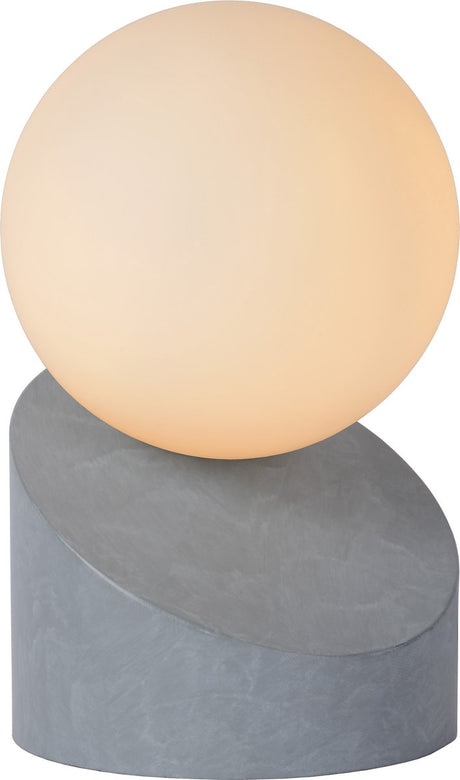 Lucide len - bordlampe - ø 10 cm - 1xg9 - grå - japandi