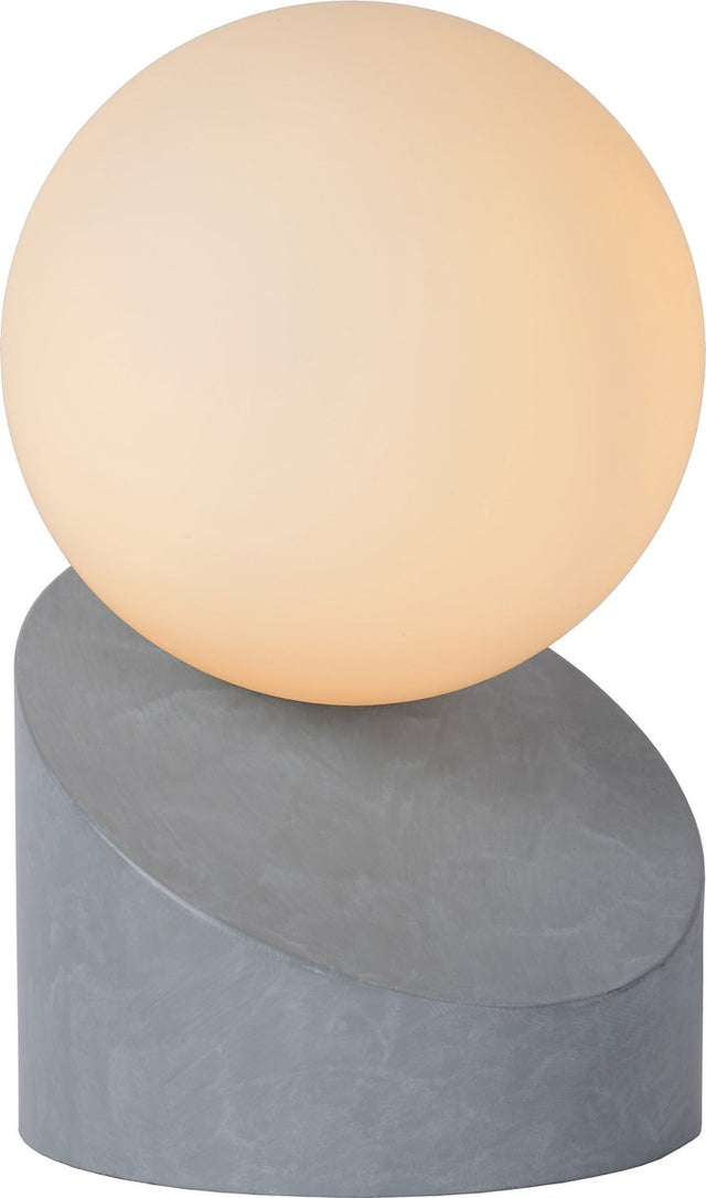 Lucide len - bordlampe - ø 10 cm - 1xg9 - grå - japandi