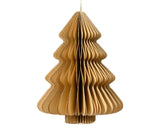 Decoris julevedhæng juletræspapir beige 15cm