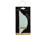 Decoris julevedhæng lavet af papir 100% FSC dia11x15cm grøn