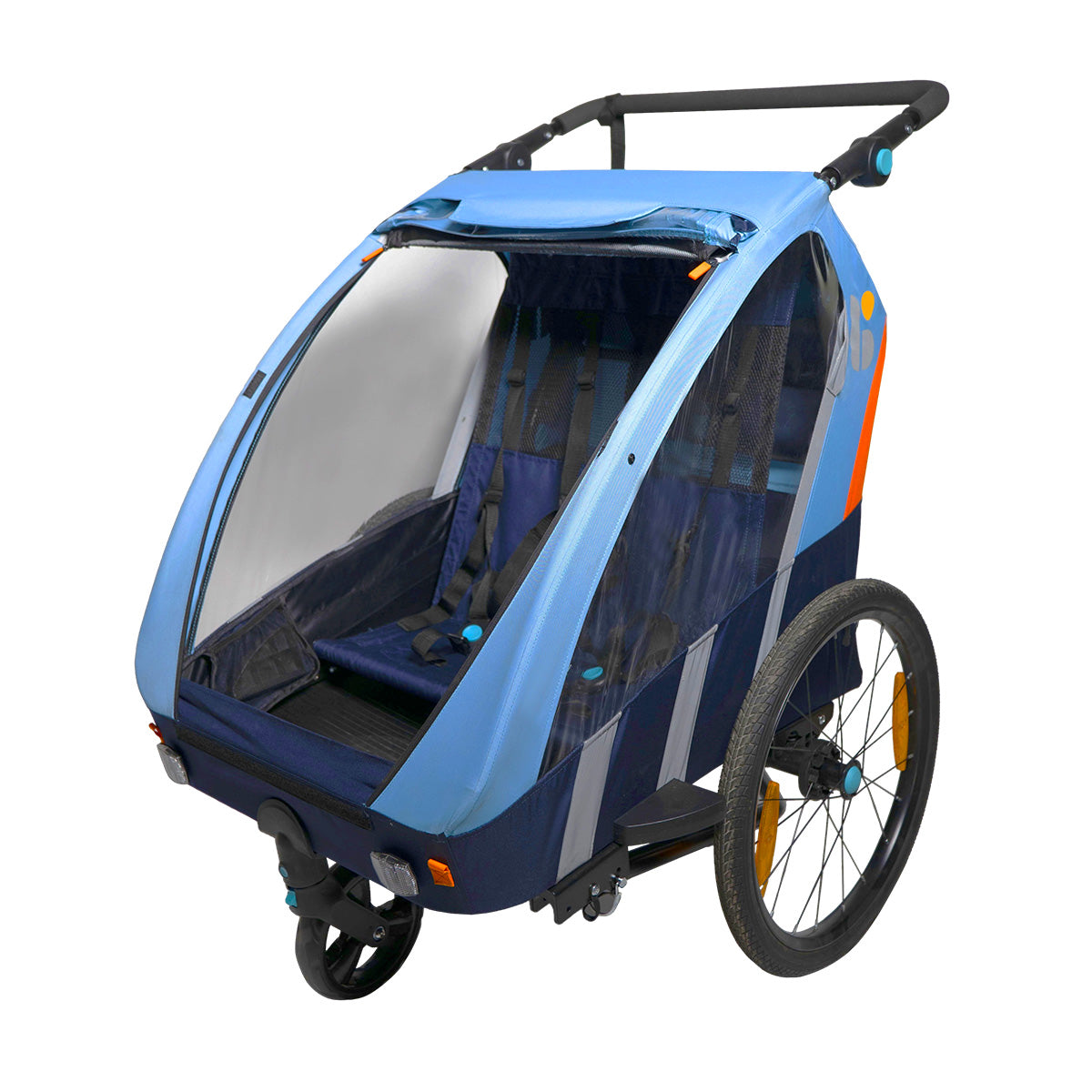 Bellelli børnecykeltrailer 2 i 1 trail blazer