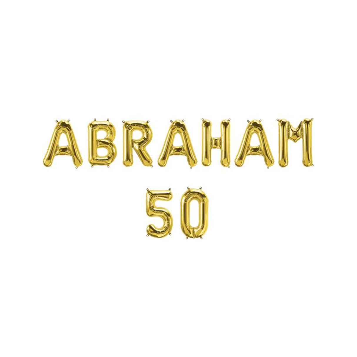 Paperdreams folieballon brevguirlande - abraham 50