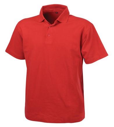 Dassy poloshirt leon bomuldsrød xl