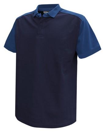 Dassy poloshirt Cesar bomuld marineblå kobolt m