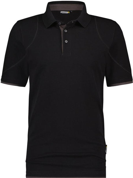 Dassy polo orbital sort grå xl