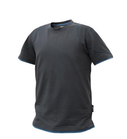 Dassy t-shirt kinetic grå azurblå m