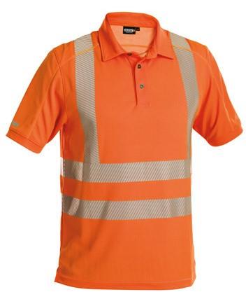 Dassy højsynspolo brandon orange m