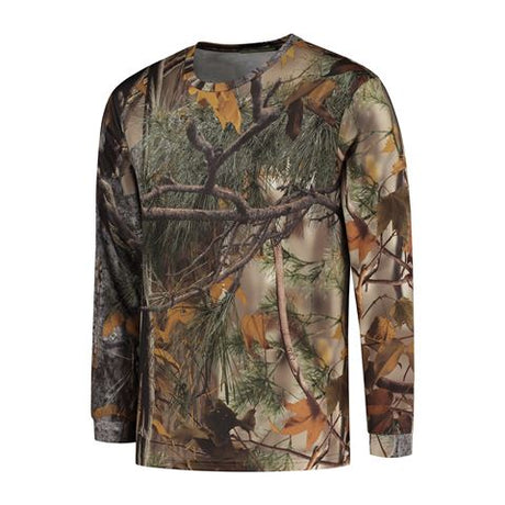 Stealth gear t-shirt langærmet camo skovstørrelse størrelse XL