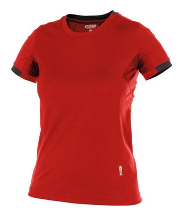 Dassy t-shirt nexus rød sort s