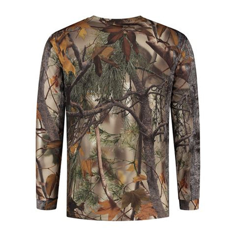 Stealth gear t-shirt langærmet camo skovstørrelse størrelse xxl