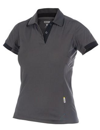 Dassy polo traxion kvinder grå sort xs