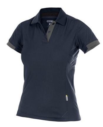 Dassy polo traxion kvinder marine grå l