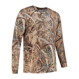 Stealth gear t-shirt langærmet camo rietprint størrelse m