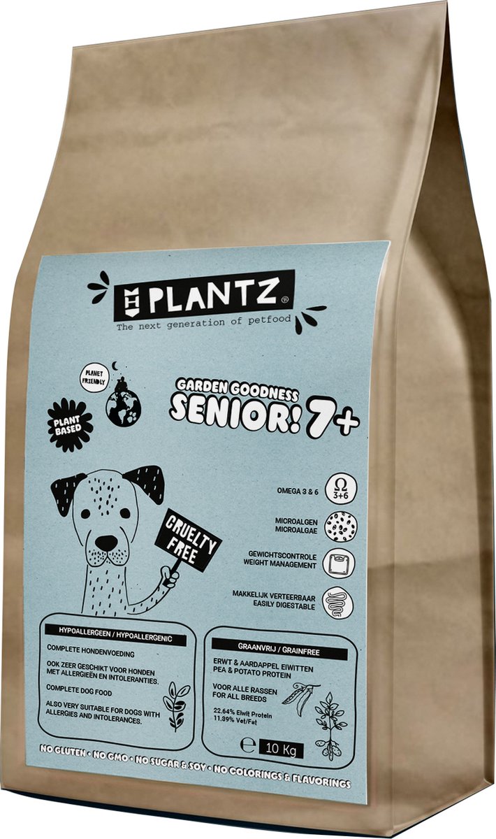 Henart plantz® senior - hundefoder - vegansk - hypoallergen - 10 kg