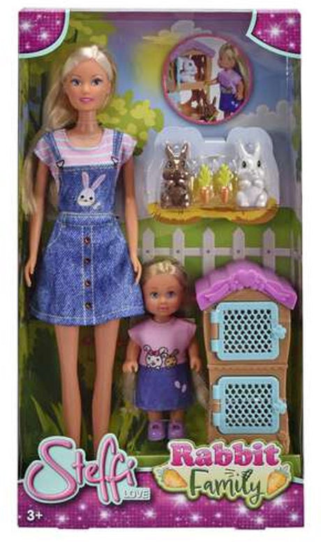 Simba dukke steffi love and evi familiekaniner pink - 105733667