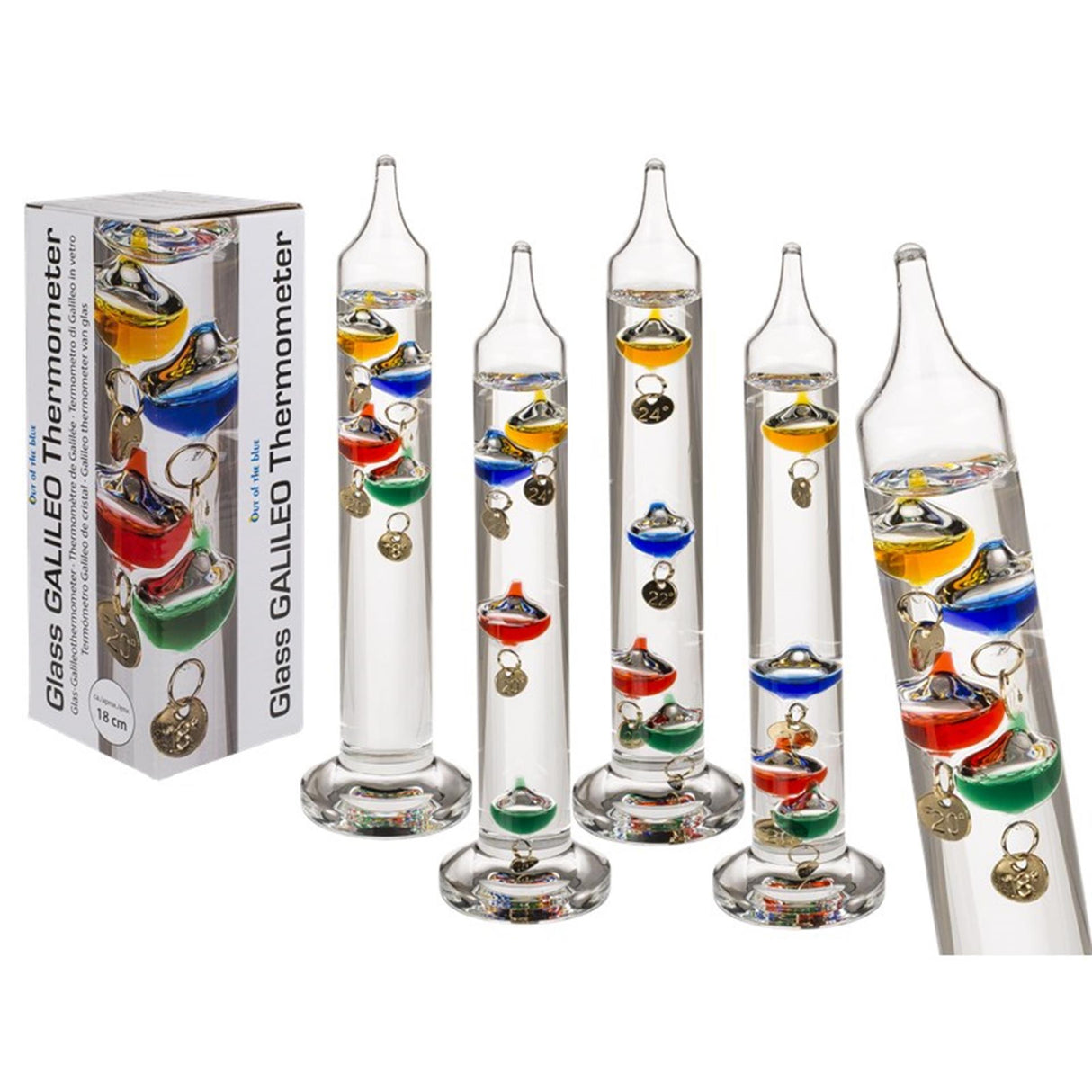 Ootb termometer galileo 18cm i gaveæske