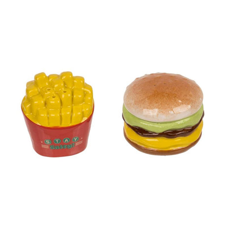 Ootb peber saltsæt burger frites i æske 5,5x5,5x4,5cm