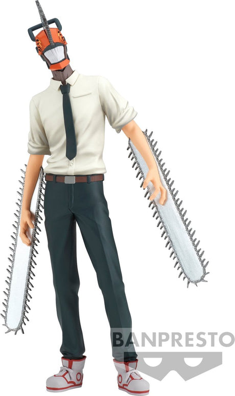 Banpresto co., ltd. motorsav mand - kæde spiritus vol.5 - motorsav mand statue 16cm