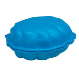 Sandkasse med låg Shell 102 x 88 x 20 cm blå