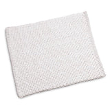 Wicotex klassisk flet bidetmåtte 50x60 cm hvid