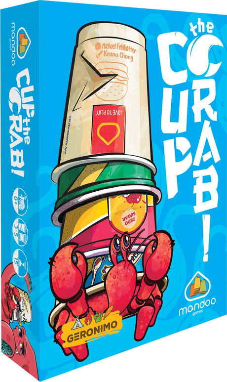 Geronimo spil cup the crab - - kortspil - fra 8 år - fra 3 til 5 spillere