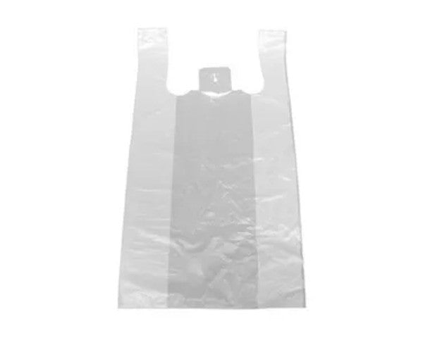 Skjorteposer hvid HDPE print 27 12x48 (2000 styk)