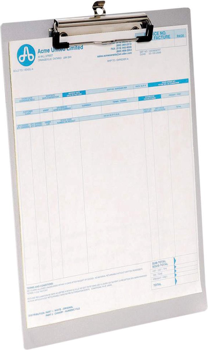 Westcott udklipsholder a4 - aluminium - ac-e17001