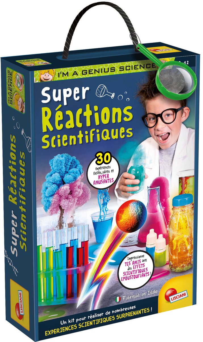 Lisciani jeg er et geni laboratorium super reaktioner fr