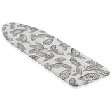 Leifheit strygebrætbetræk perfekt steam air board express l universal - 140 x 45 cm strygeflade - 3 mm tyk molton - sort - hvid