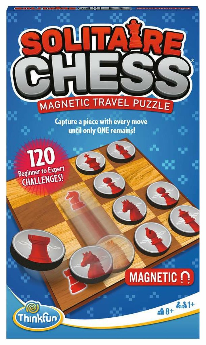 Ravensburger solitaire skak magnetisk rejsepuslespil