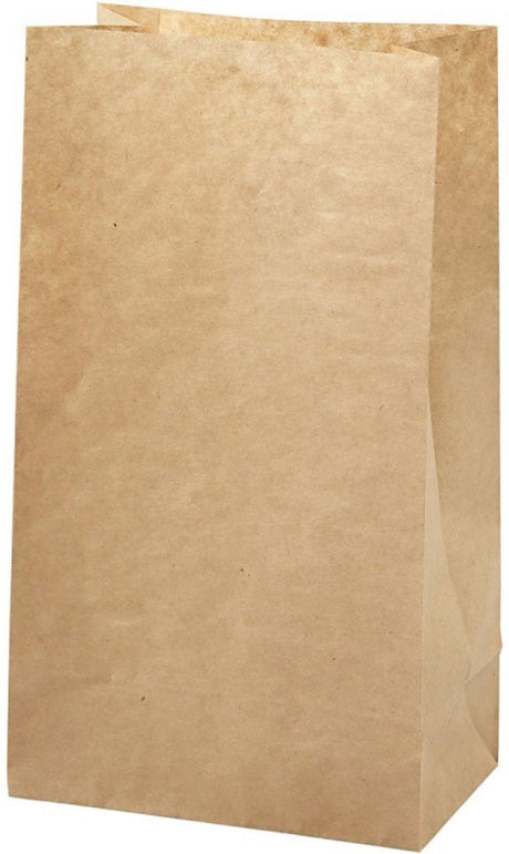 Creativ firma papirposer, h: 27 cm, størrelse 9x15 cm, 50 g, brun, 100 stk. 1 æske