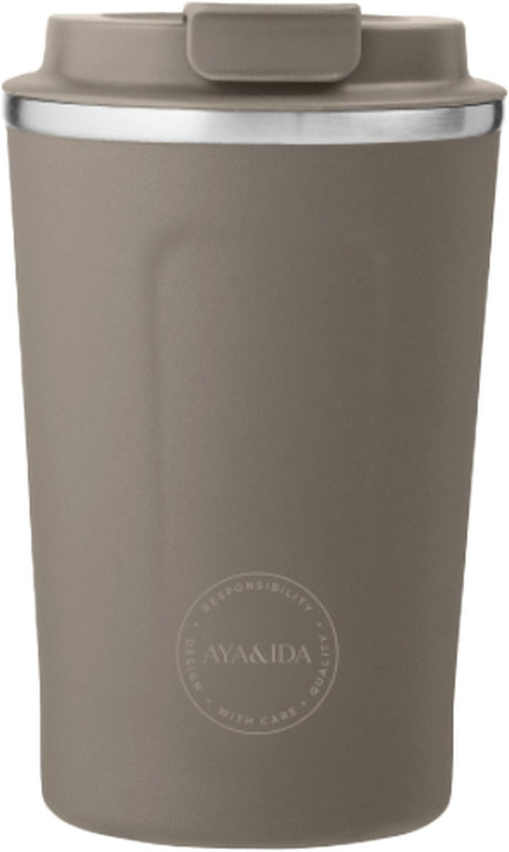 Aya ida aya ida - cup2go - termokandekop - kaffekop - coffee to go - rejsekop - tag med - 380ml - drivtømmer