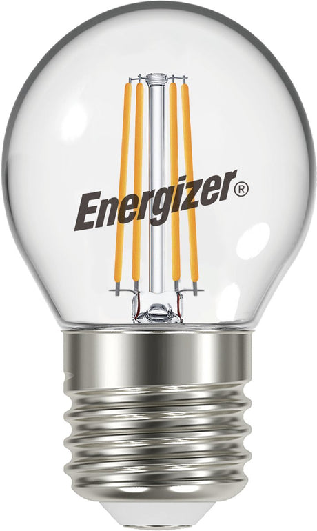 Energizer energieffektiv LED-glødetrådkuglelampe - E27 - 5 watt - varmt hvidt lys - dæmpbar - 5 stk.