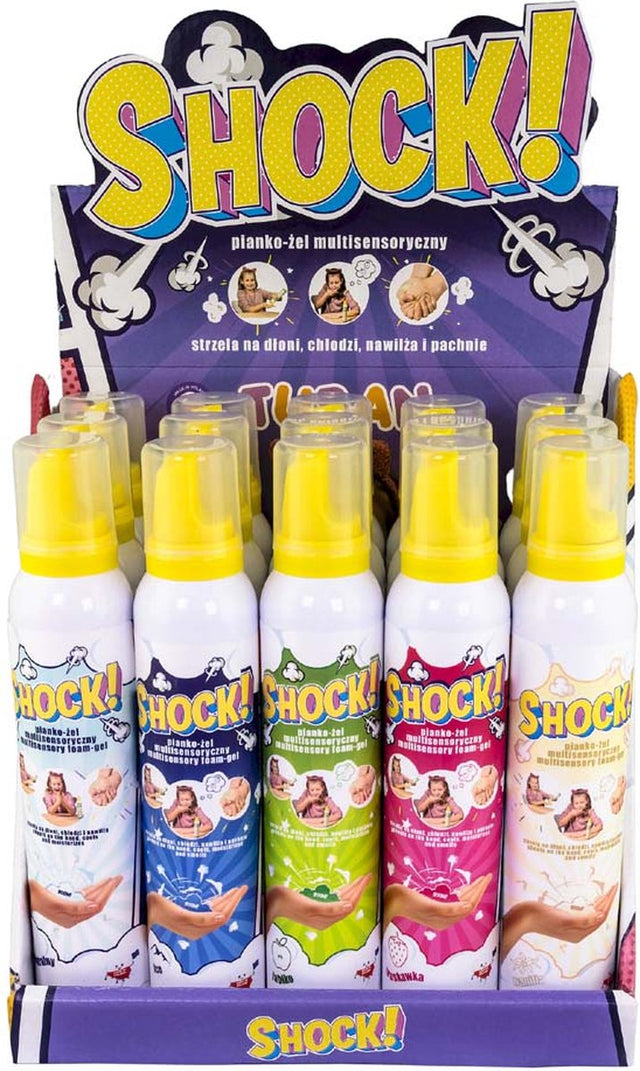 Tuban - vis chok! multisensorisk skumgel – bland 15 stk. x