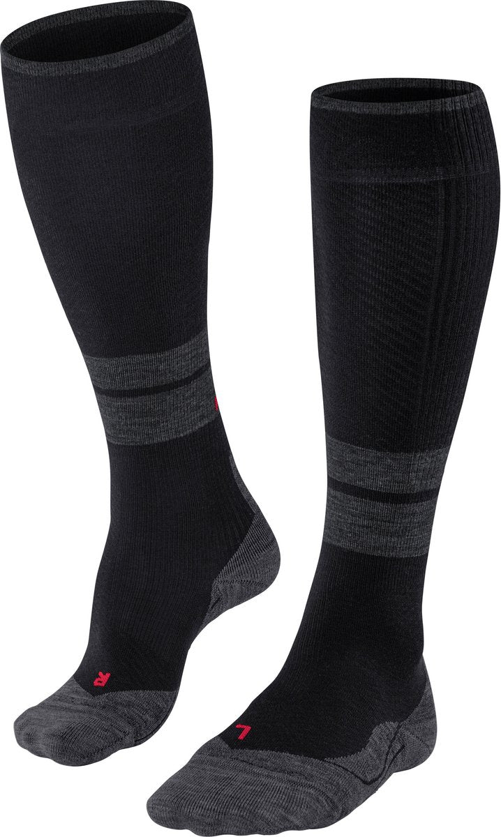 Falke tk energy med kompression uld funktionsmateriale gåstrømper dame sort - str. 35-38 w2
