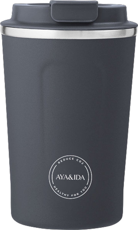 Aya ida aya ida - cup2go - termokandekop - kaffekop - coffee to go - rejsekop - tag med dig - 380ml - marineblå