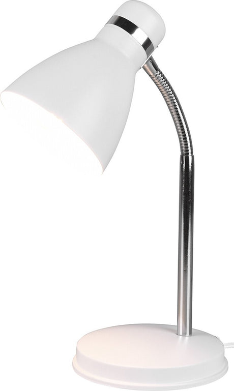 Rl live your light reality harvey - bordlampe - skrivebordslampe - hvid mat - flex - ekskl. 1x e27 4w