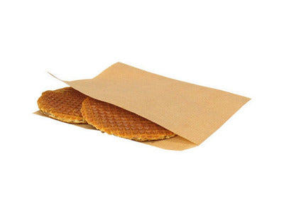 Shawarma grillpose 15 x 15 cm brun kraft (2000 stk.)