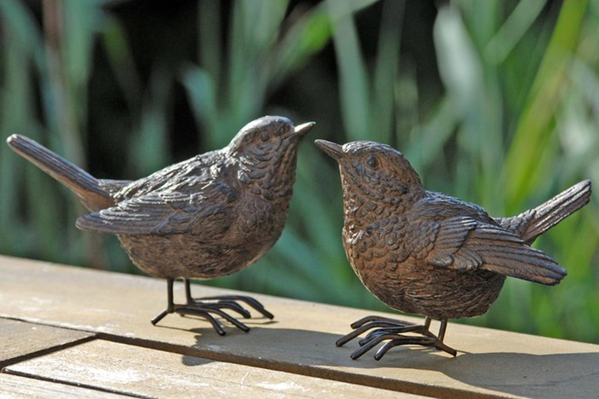 Boltze hjemmefigur fugl spatz h6cm polyresin