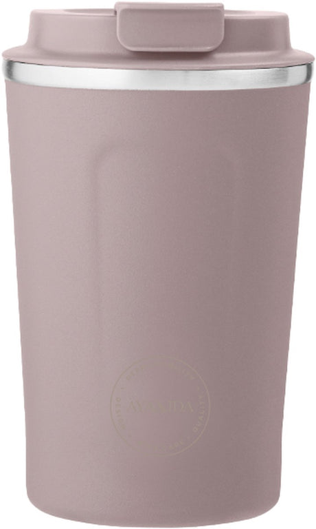Aya ida aya ida - cup2go - termokandekop - kaffekop - coffee to go - rejsekop - tag med dig - 380ml - støvet rose