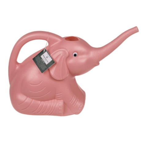 Ud af den blå vandkande elefant 2l 29x11x20cm pink grøn