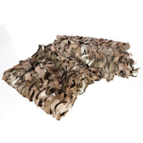Buteo fotoudstyr 3d blade camouflage net skov camo brun 2,4x3 m
