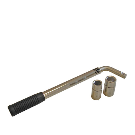 Teleskopisk campingvogn og autohjulnøgle 17 19mm og 21 23mm