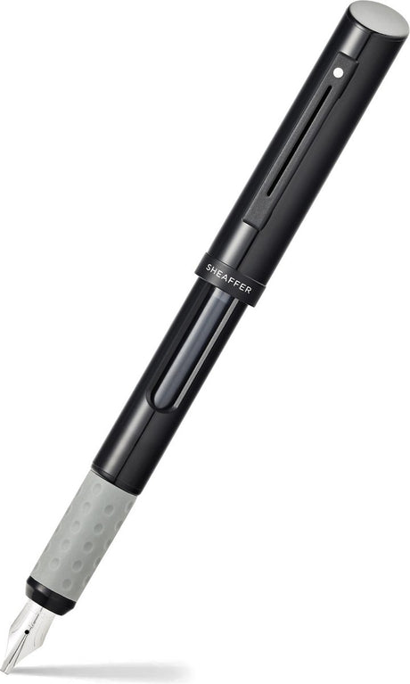 Sheaffer kalligrafi pen - sort og grå - nib f - skrivefarve sort - sf-93400